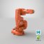 3D industrial robot arm abb