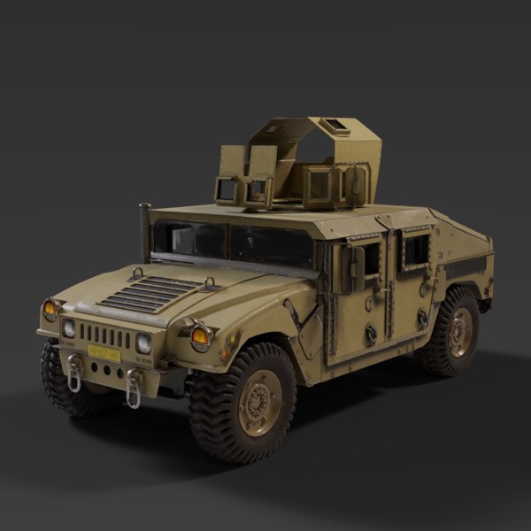 インテリアとhumvee Hmmwv 3dモデル Turbosquid