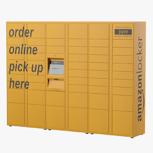 3D amazon parcels locker