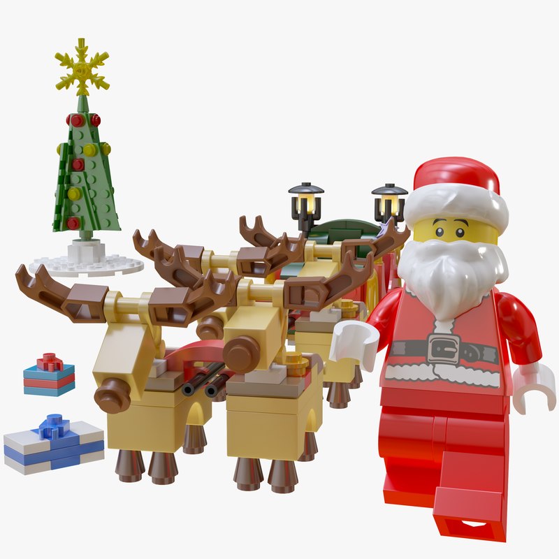 lego sleigh 2021