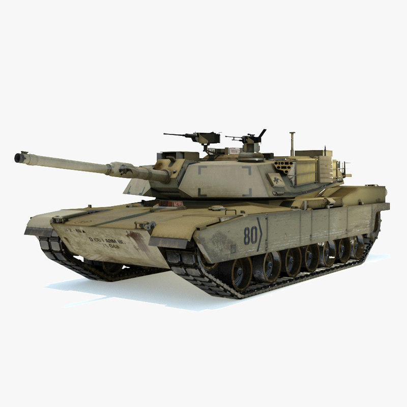 M1a1 abrams tank model - TurboSquid 1417108