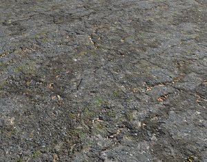Old asphalt road 2 PBR