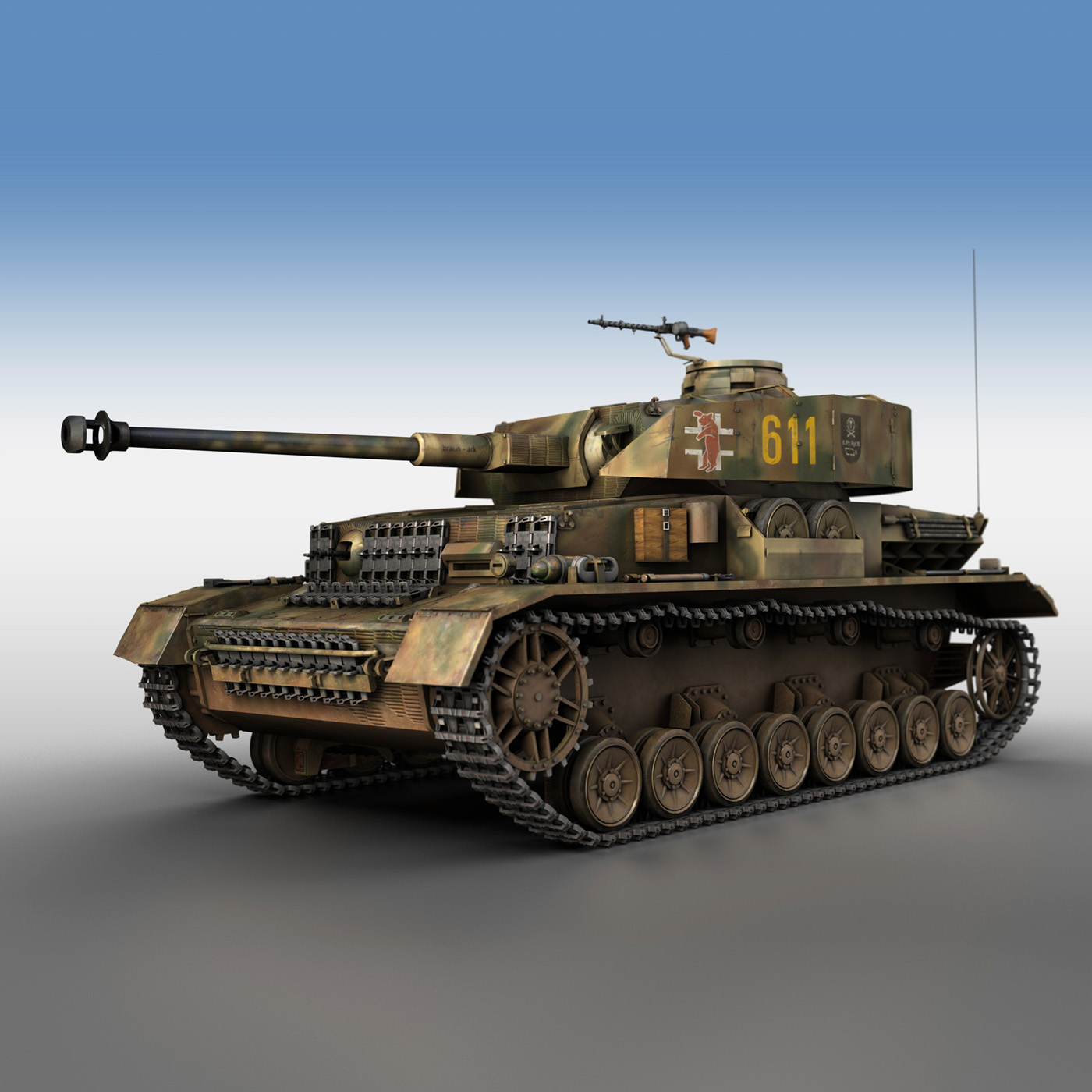 Pzkpfw Iv Panzer 4 Ausf J 611
