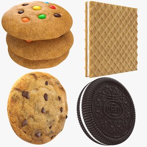 3D cookies modeled