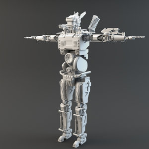 3D robot character