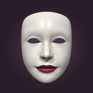neutral mask 3D model