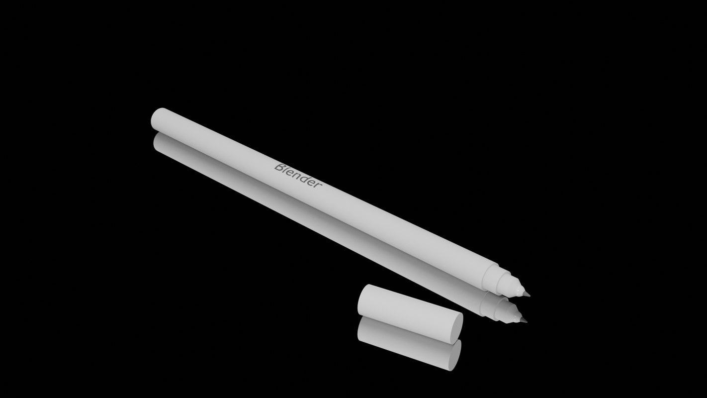 Stylus pen simple 3D TurboSquid 1417302