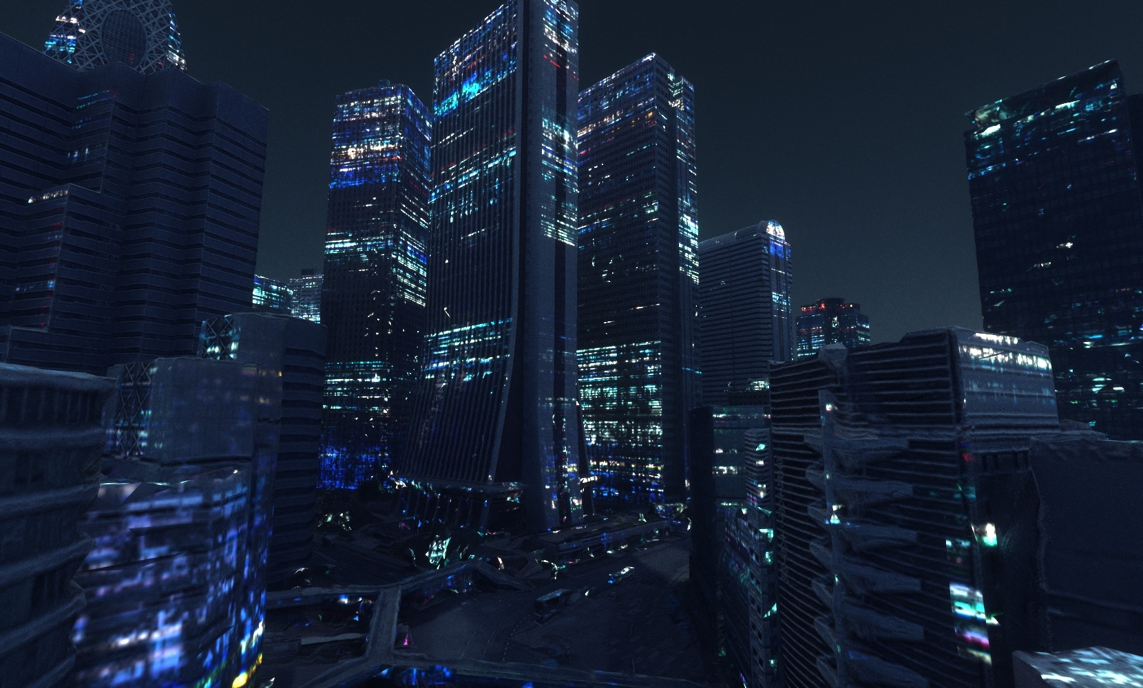 3D tokyo city night TurboSquid 1417473