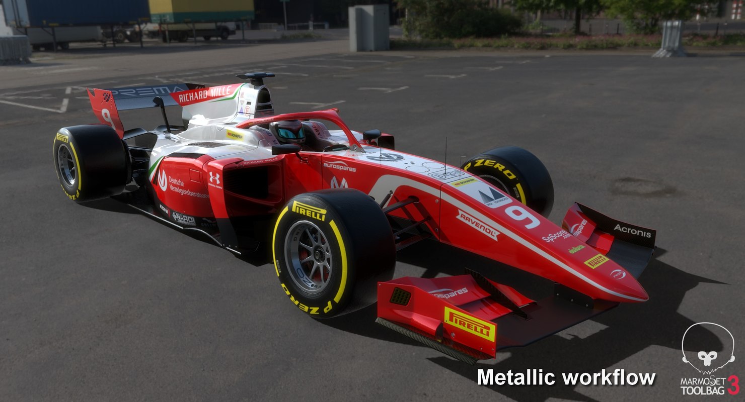 Prema racing 9 f2 3D model - TurboSquid 1415048
