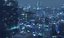 3D tokyo city night