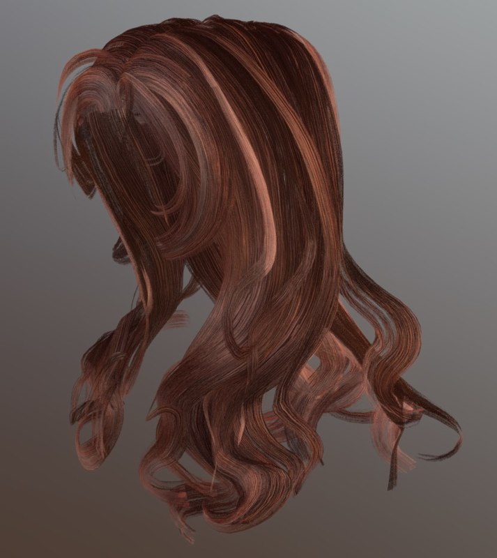 Female Hairstyle Hair 3d Turbosquid 1417574