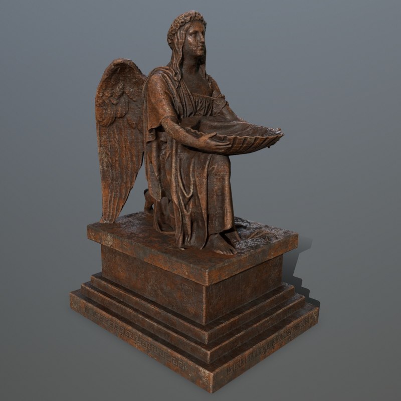 Angel statue 3D model - TurboSquid 1417604