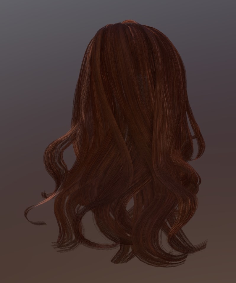 Female Hairstyle Hair 3d Turbosquid 1417574