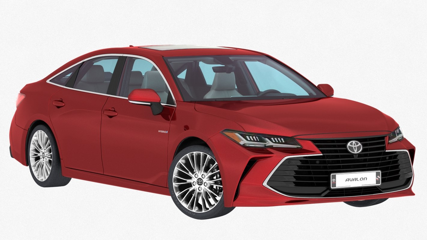 Toyota avalon hybrid 2019 3D model - TurboSquid 1417622