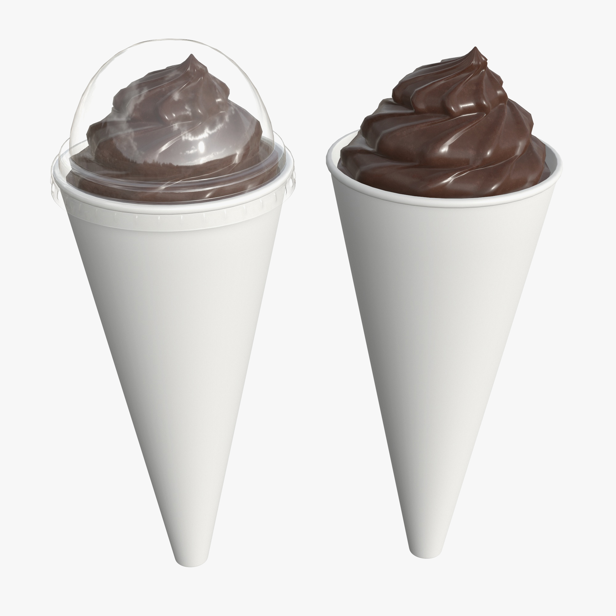 冰淇淋包装模拟3d模型