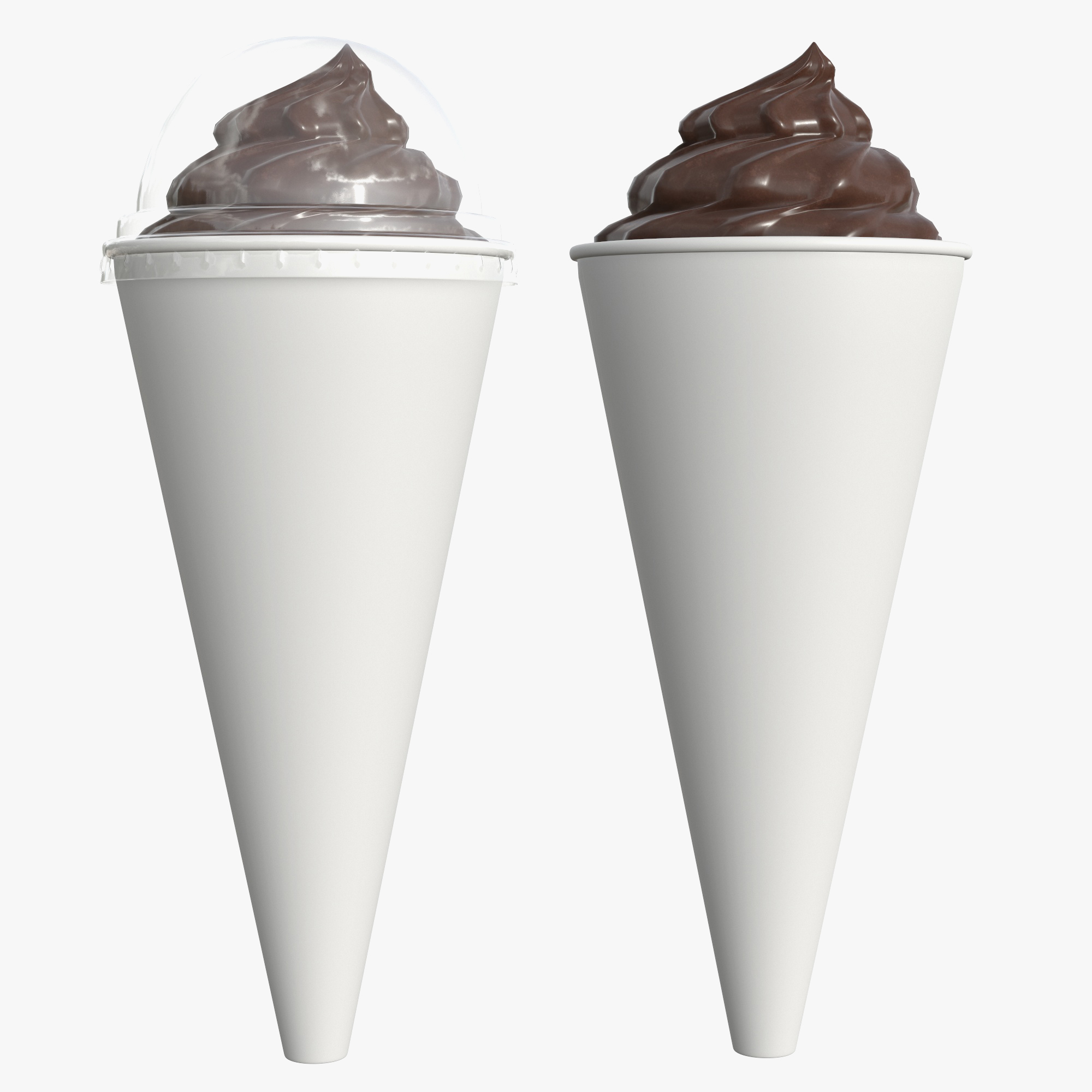 冰淇淋包装模拟3d模型