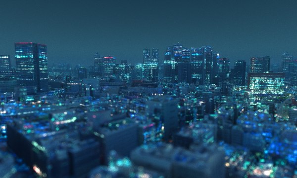 3D tokyo city night - TurboSquid 1417473