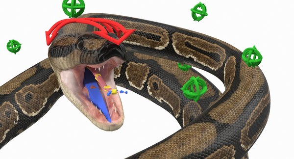 3D brown python snake rigged model - TurboSquid 1417834