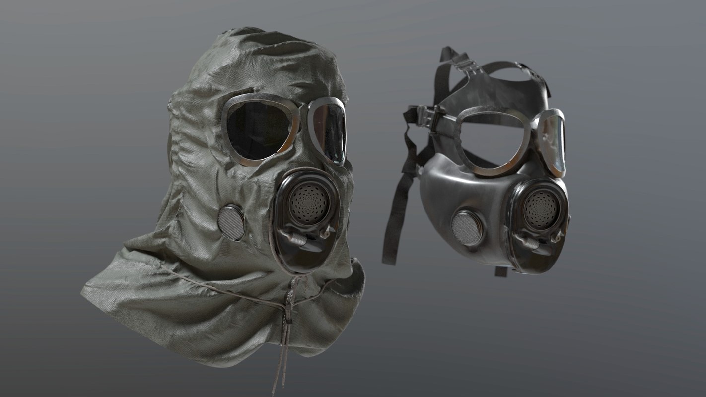 Gas mask hazmat 3D model TurboSquid 1417651