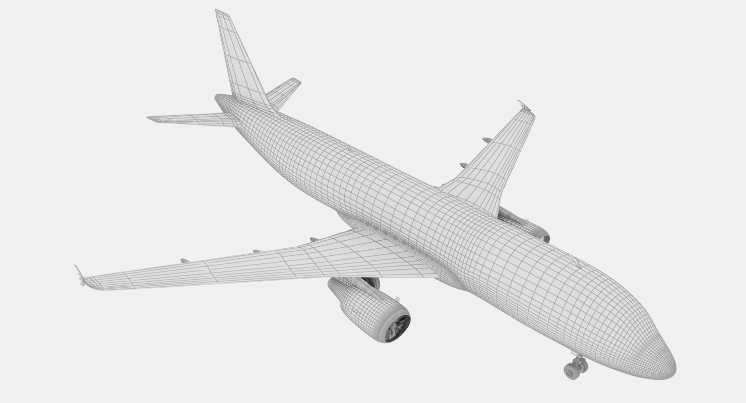 空中客车a320通用3d模型