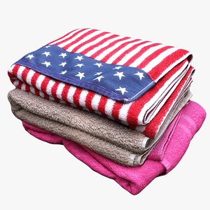 pile towels model