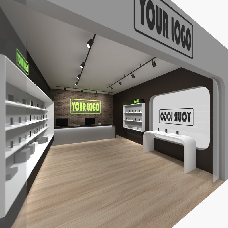 3D smartphone tablet shop TurboSquid 1417741