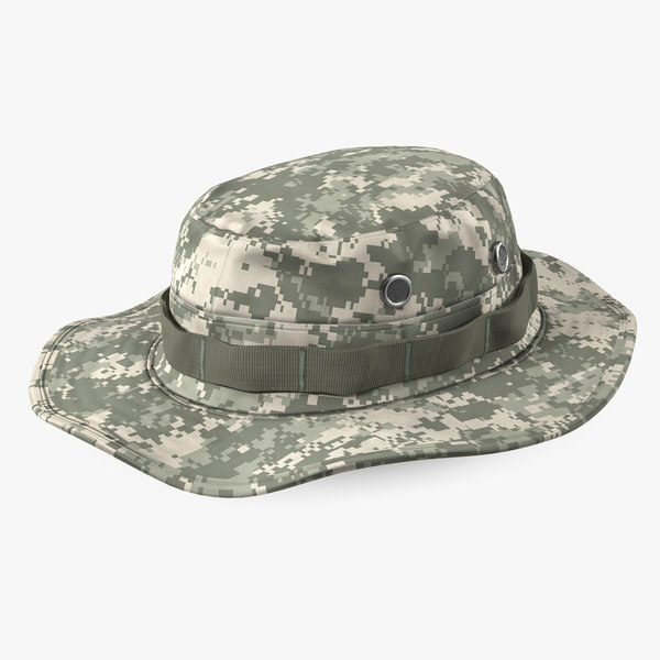 army acu boonie hat 3D model