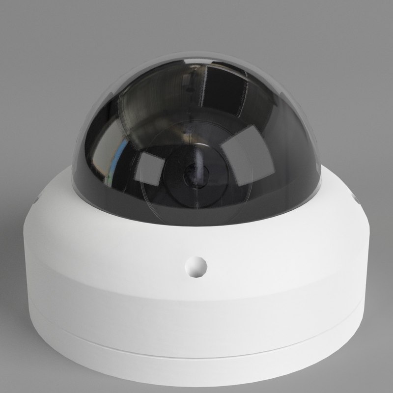 Dome surveillance camera 3D model TurboSquid 1417852