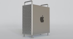 3D model apple 2019 desktop pc