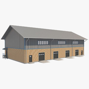 warehouse building 3D