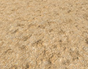 Arid desert terrain seamless 13 PBR