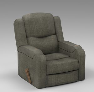 3D old chair