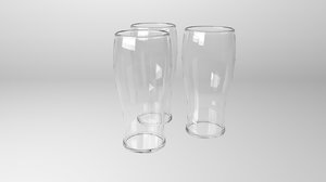 beer glass 3D model