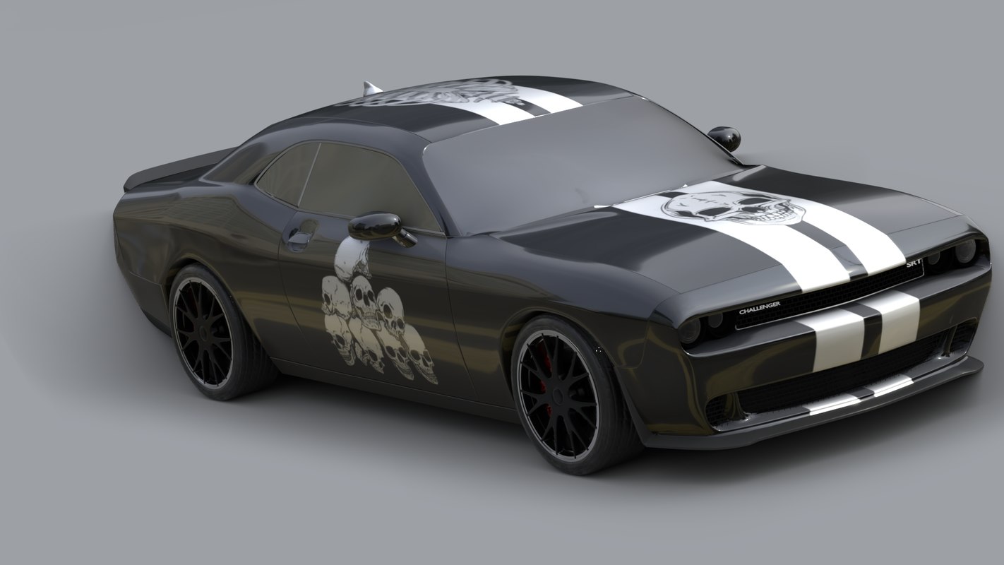 Dodge challenger 3d model