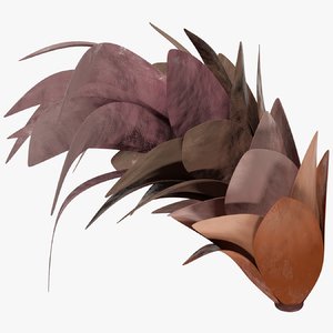 withered flower 3D model