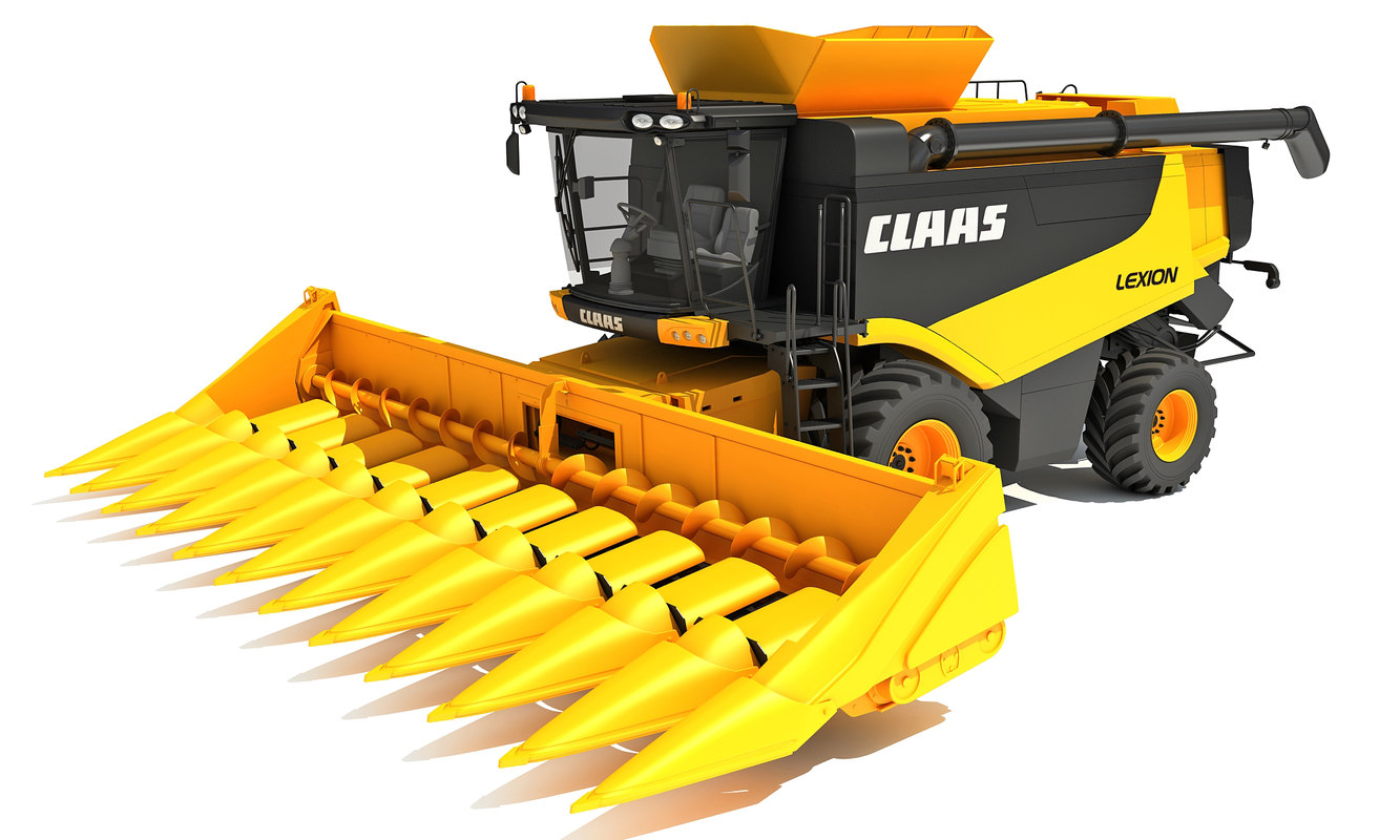 Claas combine model TurboSquid 1418318