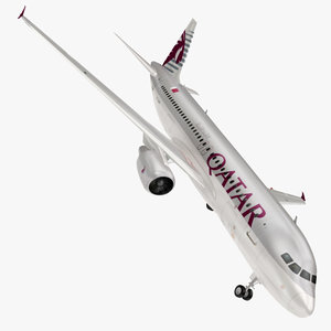 airbus qatar 3D model