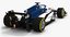 3D sauber 11 f2 race car model
