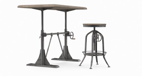 3d Pittsburgh Crank Standing Desk Turbosquid 1418856 3d Pittsburgh Crank Standing Desk