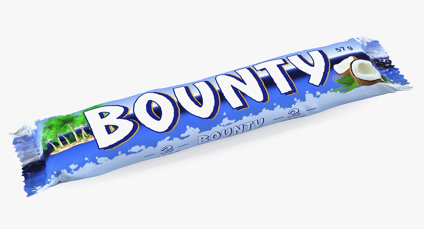 Bounty chocolate bar 3D model TurboSquid 1418633 Bounty chocolate bar 3D model TurboSquid 1418633