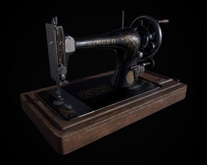 singer sewing machine 3D model