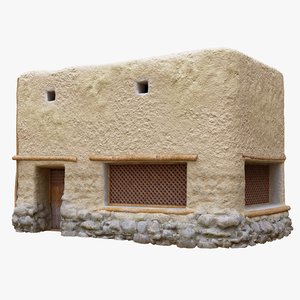 old arabic islamic house 3D model