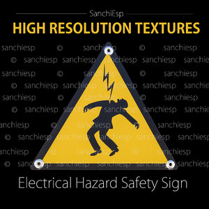 Electrical hazard safety sign