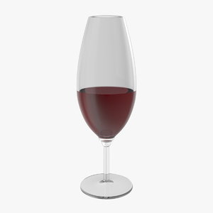 3D model port wine glass