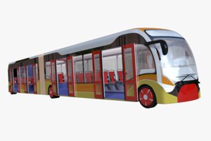city articulated bus model