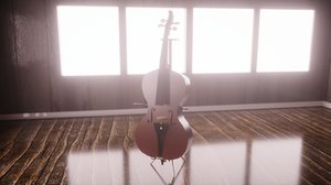 violoncelo 3D model