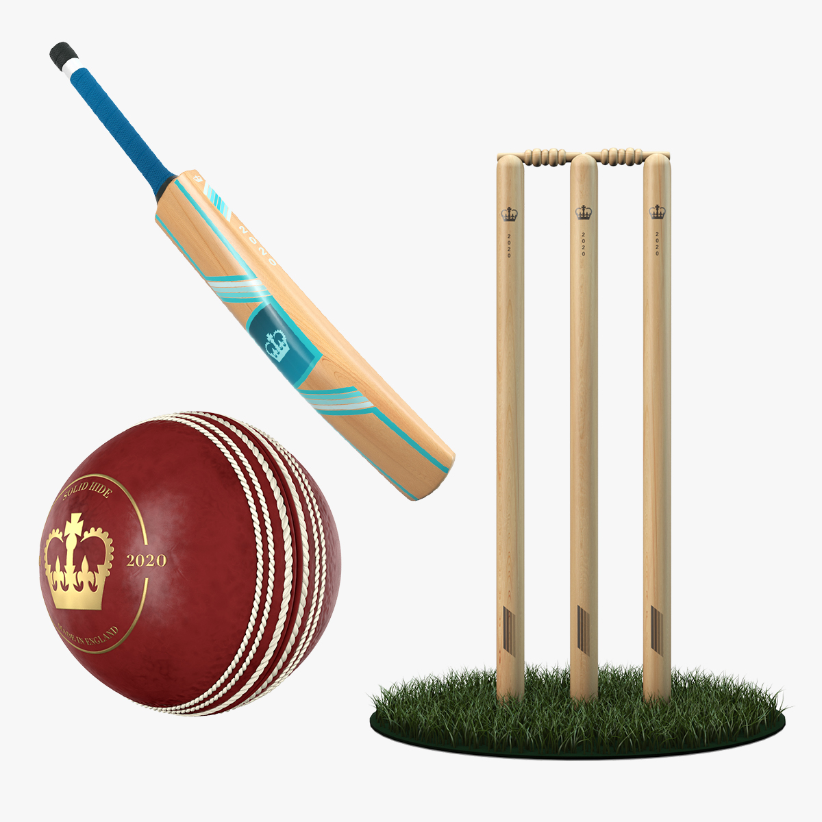 3d cricket ball model