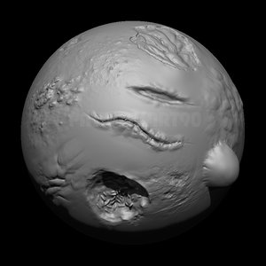 zombie VDM brush and alpha for Zbrush