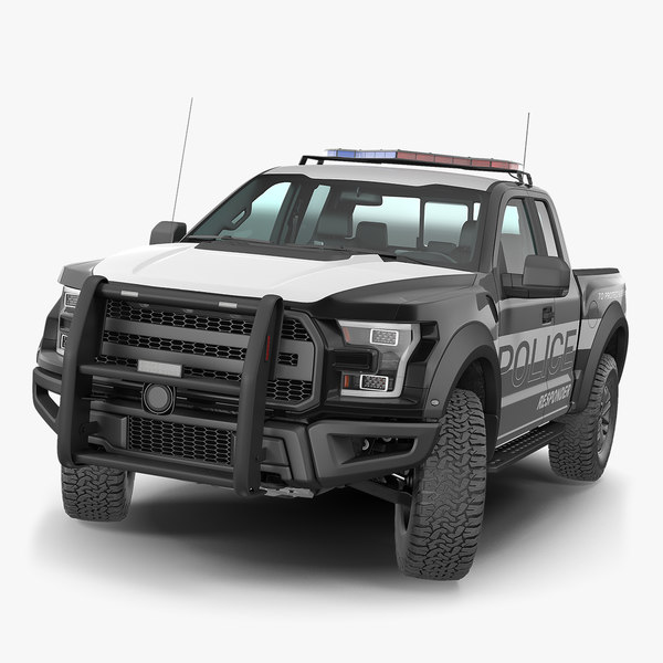 Polizei Pickup Truck Generic Rigged 3d Modell Turbosquid 1419287