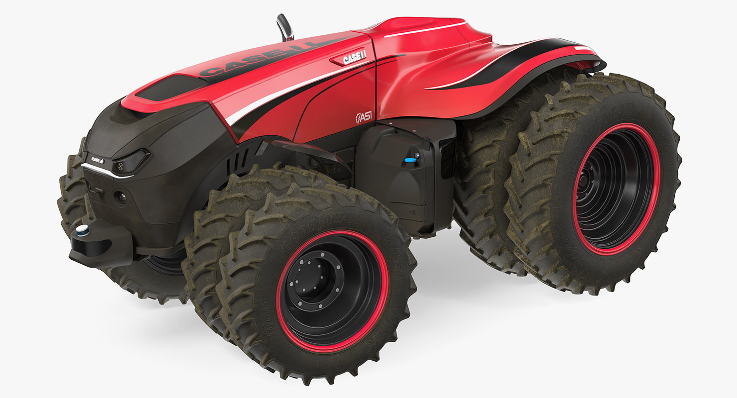 Self-driving drone tractor dusty 3D model - TurboSquid 1419214